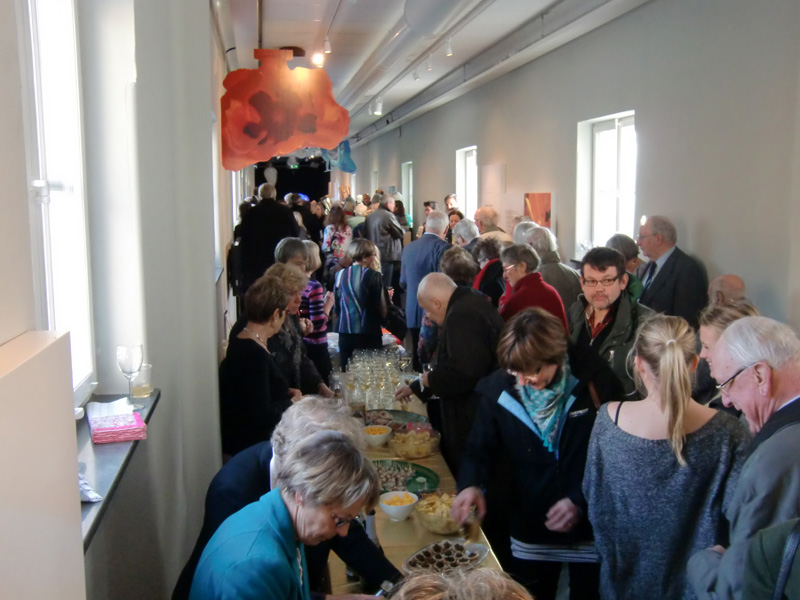 Myller vid vernissage 2